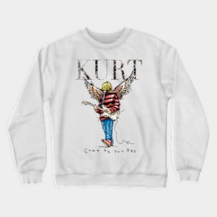 Kurt cobain guitar Crewneck Sweatshirt